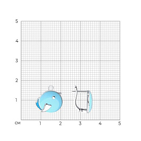 Серьги SOKOLOV - Серебро 925, Эмаль (арт. 94024839)