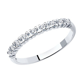 Кольцо SOKOLOV - Серебро 925, Фианит (арт. 94012743)