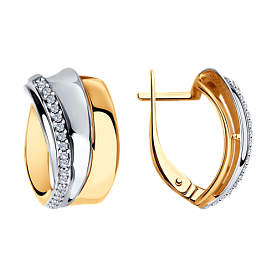 Серьги Diamant - Серебро 925, Фианит (арт. 93-120-00419-1)