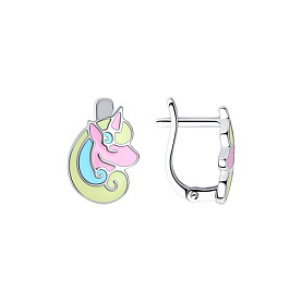 Серьги SOKOLOV - Серебро 925, Эмаль (арт. 94024188)