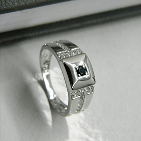 Кольцо Галатея - Серебро 925, Фианит (арт. 2744.3)