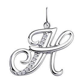 Подвеска Diamant - Серебро 925, Фианит (арт. 94-130-01308-1)