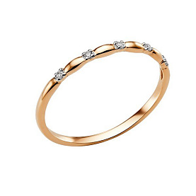 Кольцо ЮФ Династия - Золото 375, Фианит (арт. 006811-5102)