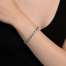 Браслет SOKOLOV - Серебро 925, Фианит (арт. 94051060-91)