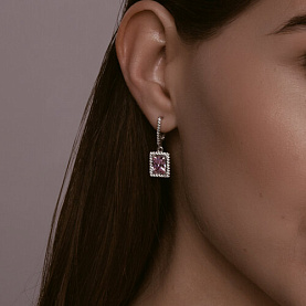 Серьги SOKOLOV - Серебро 925, Фианит (арт. 94026754)