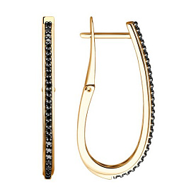 Серьги Diamant - Серебро 925, Фианит (арт. 93-120-02077-1)