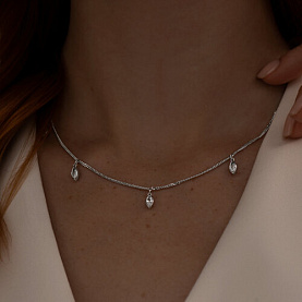 Колье SOKOLOV - Серебро 925, Фианит (арт. 94070683)