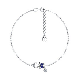 Браслет SOKOLOV - Серебро 925, Фианит (арт. 94050370)