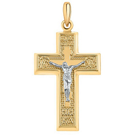 Крест Атолл - Золото 585 (арт. 3232)