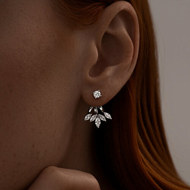 Серьги SOKOLOV - Серебро 925, Фианит (арт. 94026022)