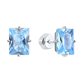 Серьги SOKOLOV - Серебро 925, Фианит (арт. 94026877)