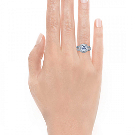 Кольцо Platinum Lab. - Платина 950, Бриллиант (арт. ПК-060-01)