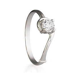Кольцо Галатея - Золото 585, Фианит (арт. 2403.1)
