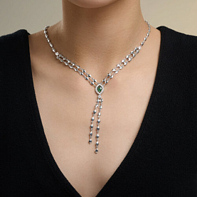 Колье SOKOLOV - Серебро 925, Фианит (арт. 94071371)