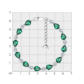 Браслет SOKOLOV - Серебро 925, Фианит (арт. 94051002)