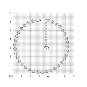 Браслет SOKOLOV - Серебро 925, Фианит (арт. 94050621)