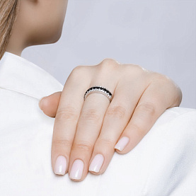 Кольцо SOKOLOV - Серебро 925, Фианит (арт. 94011271)