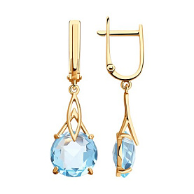 Серьги SOKOLOV - Золото 375, Топаз (арт. 37728470)