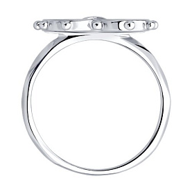 Кольцо SOKOLOV - Серебро 925, Фианит, Эмаль (арт. 94014412)