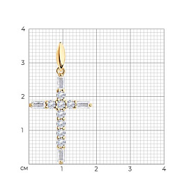 Подвеска SOKOLOV - Серебро 925, Фианит (арт. 93030282)