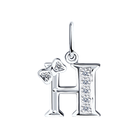 Подвеска SOKOLOV - Серебро 925, Фианит (арт. 94030477)