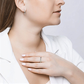 Серьги SOKOLOV - Серебро 925, Эмаль (арт. 94023309)