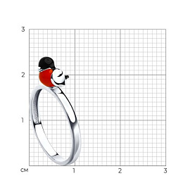 Кольцо SOKOLOV - Серебро 925, Эмаль (арт. 94011690)