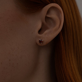 Серьги SOKOLOV - Серебро 925, Гранат (арт. 92021088)