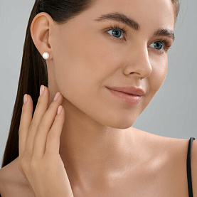 Серьги SOKOLOV - Серебро 925, Жемчуг культивированный (арт. 92023123)