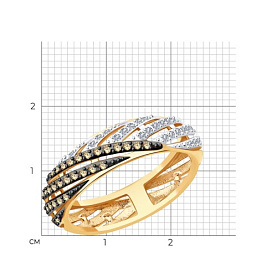 Кольцо SOKOLOV - Золото 585, Бриллиант (арт. 1012008)