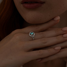 Кольцо SOKOLOV - Серебро 925, Фианит (арт. 94013879)