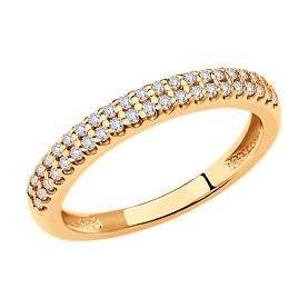 Кольцо SOKOLOV - Серебро 925, Фианит (арт. 93010525)