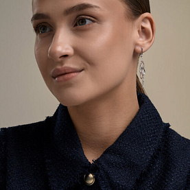 Серьги Diamant - Серебро 925 (арт. 94-121-00272-1)
