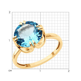 Кольцо SOKOLOV - Золото 585, Топаз (арт. 717093)