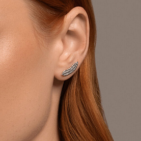 Серьги SOKOLOV - Серебро 925, Фианит (арт. 94026632)