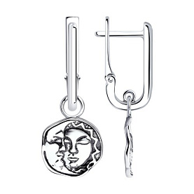 Серьги Diamant - Серебро 925 (арт. 95-121-01228-1)