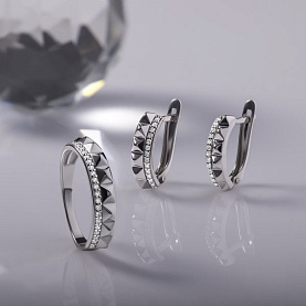 Кольцо Talant - Серебро 925, Фианит (арт. 20-72-0001-15548)