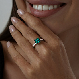 Кольцо SOKOLOV - Серебро 925, Swarovski (арт. 94013125)