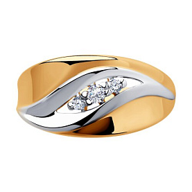 Кольцо SOKOLOV - Серебро 925, Фианит (арт. 93010681)