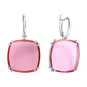 Серьги Diamant - Серебро 925, Синтетический ситалл (арт. 94-320-02313-1)