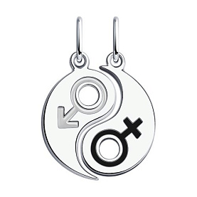 Подвеска Diamant - Серебро 925, Эмаль (арт. 94-130-01586-1)