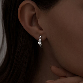 Серьги SOKOLOV - Серебро 925, Фианит (арт. 94022384)