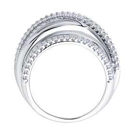 Кольцо SOKOLOV - Серебро 925, Фианит (арт. 94014452)