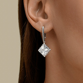 Серьги SOKOLOV - Серебро 925, Фианит (арт. 94027560)