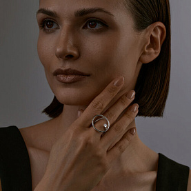 Кольцо SOKOLOV - Серебро 925, Фианит (арт. 94013795)