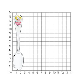 Ложка SOKOLOV - Серебро 925, Эмаль (арт. 2304010015)