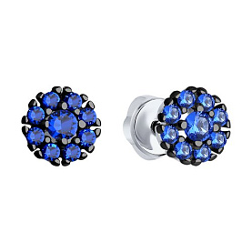 Серьги SOKOLOV - Серебро 925, Фианит (арт. 94021907)