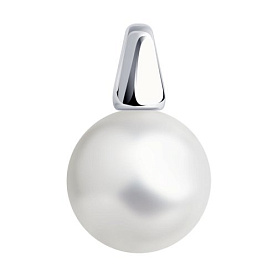 Подвеска Diamant - Серебро 925, Жемчуг имитация (арт. 94-130-01177-1)