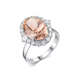 Кольцо Дар - Серебро 925, Синтетический ситалл , Фианит (арт. К-5092рс363200)