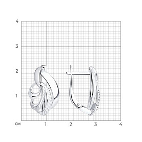 Серьги Diamant - Серебро 925 (арт. 94-120-00880-1)